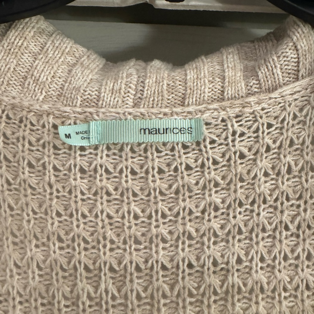 Maurices Taupe Open-Front Cardigan - Picture 2 of 4